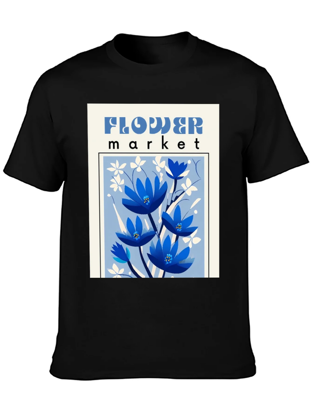 Flower Market Graphic T-Shirt - Unisex Fashion Tee product image 3