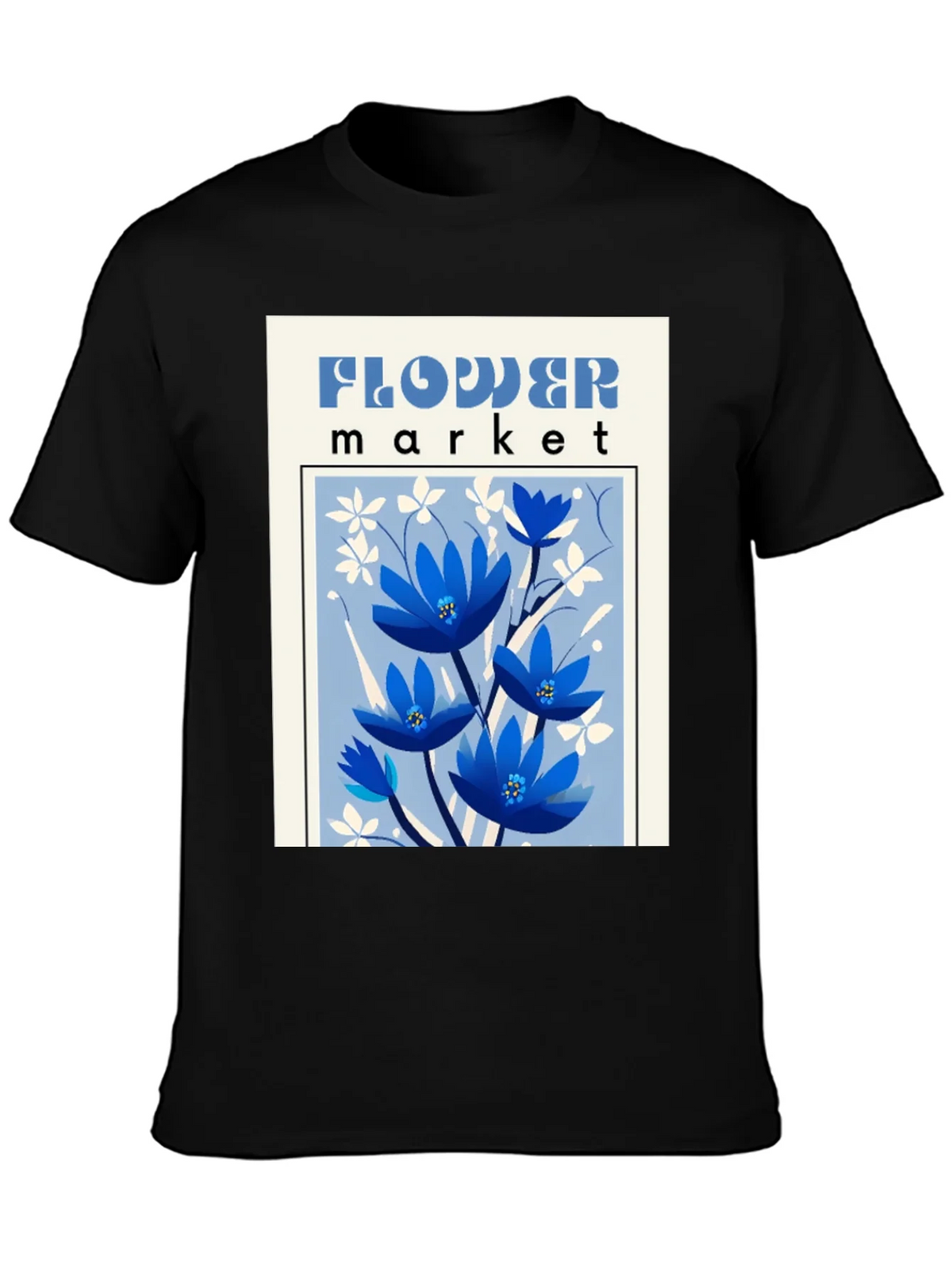Flower Market Graphic T-Shirt - Unisex Fashion Tee product image 3