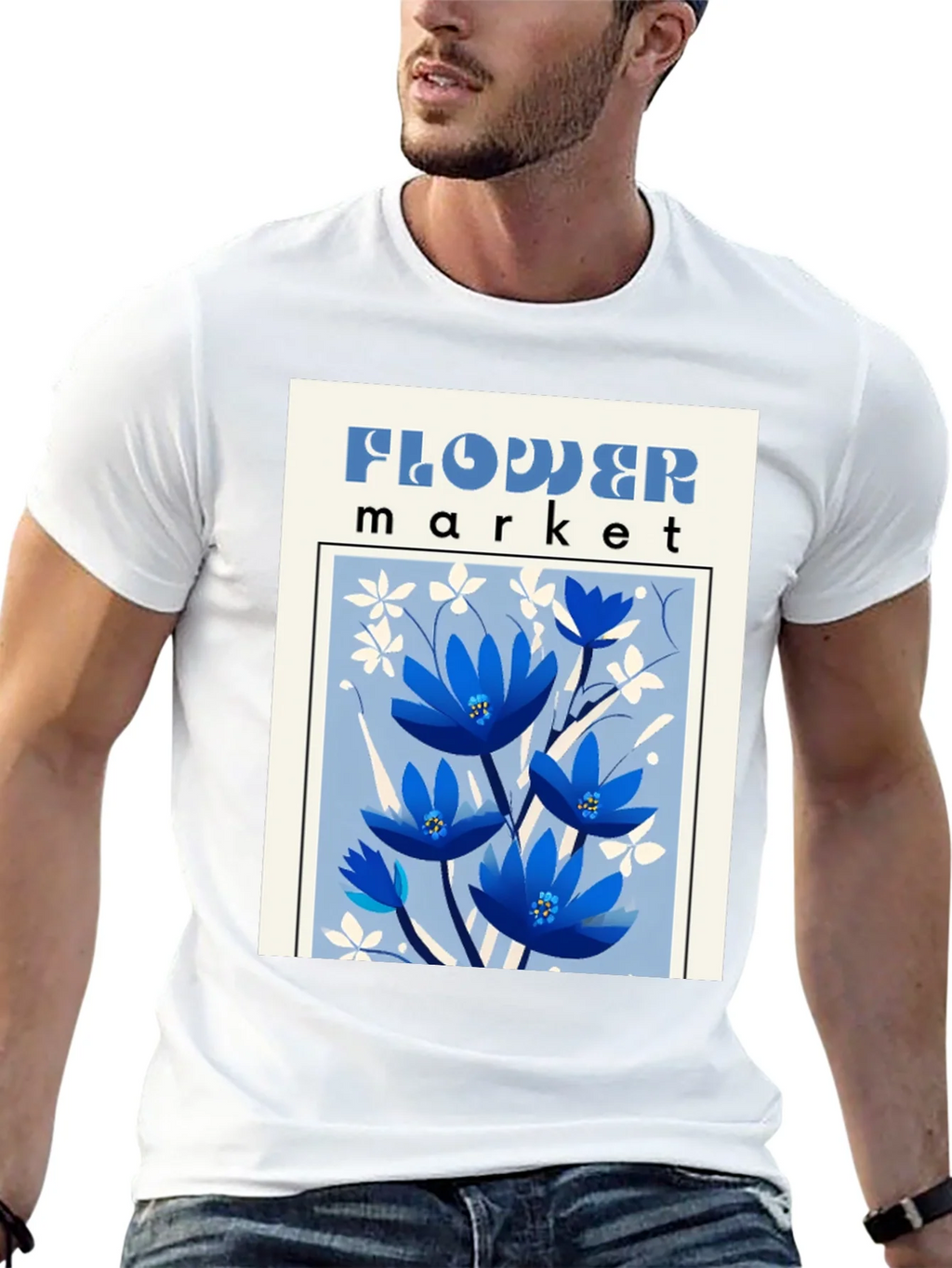 Flower Market Graphic T-Shirt - Unisex Fashion Tee product image 12