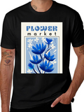 Flower Market Graphic T-Shirt - Unisex Fashion Tee product image 1