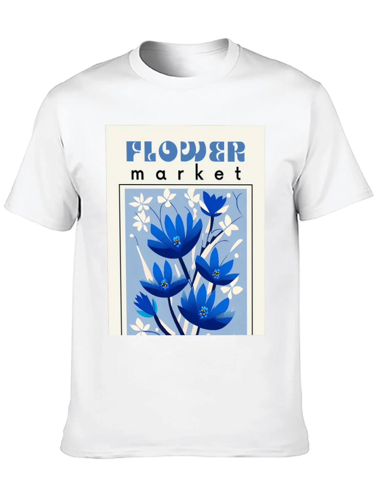 Flower Market Graphic T-Shirt - Unisex Fashion Tee product image 9
