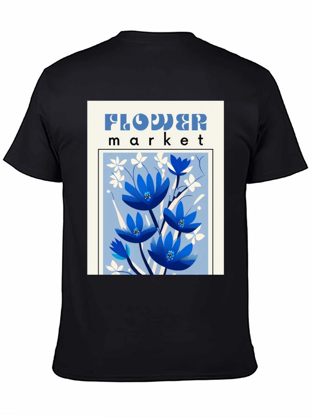 Flower Market Graphic T-Shirt - Unisex Fashion Tee product image 4