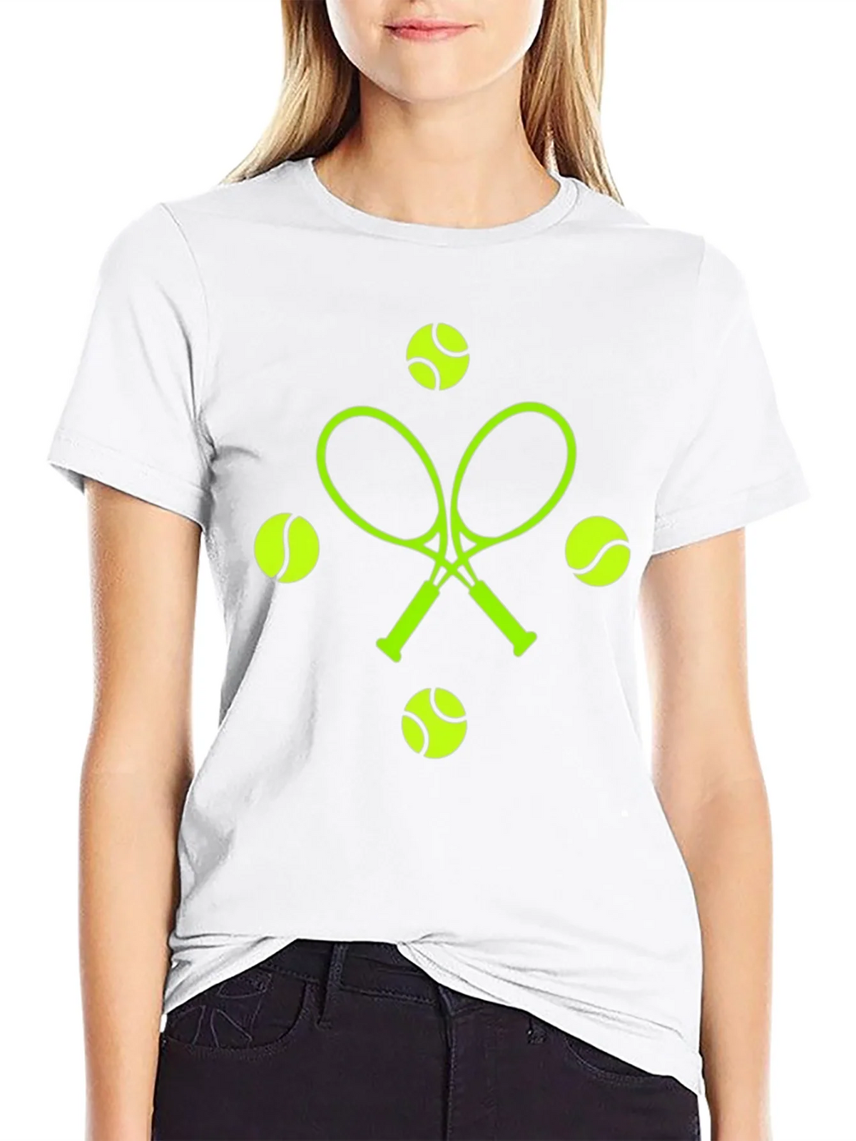 Tennis Racquets & Balls Graphic Tee product image 8