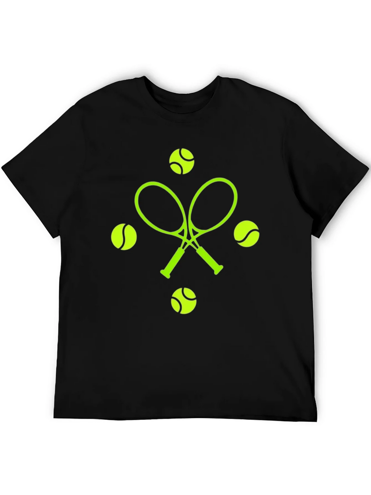 Tennis Racquets & Balls Graphic Tee product image 5