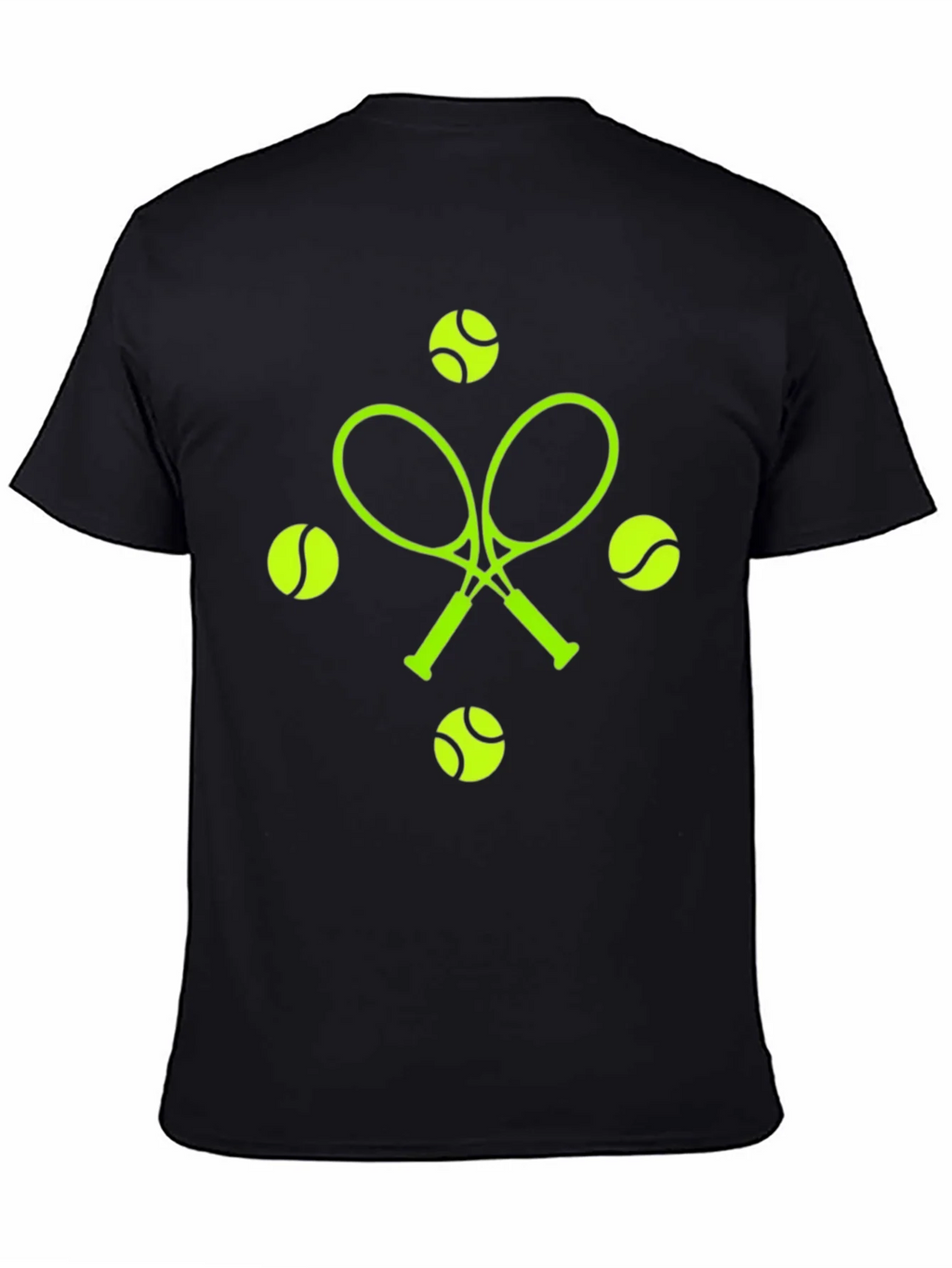 Tennis Racquets & Balls Graphic Tee product image 4