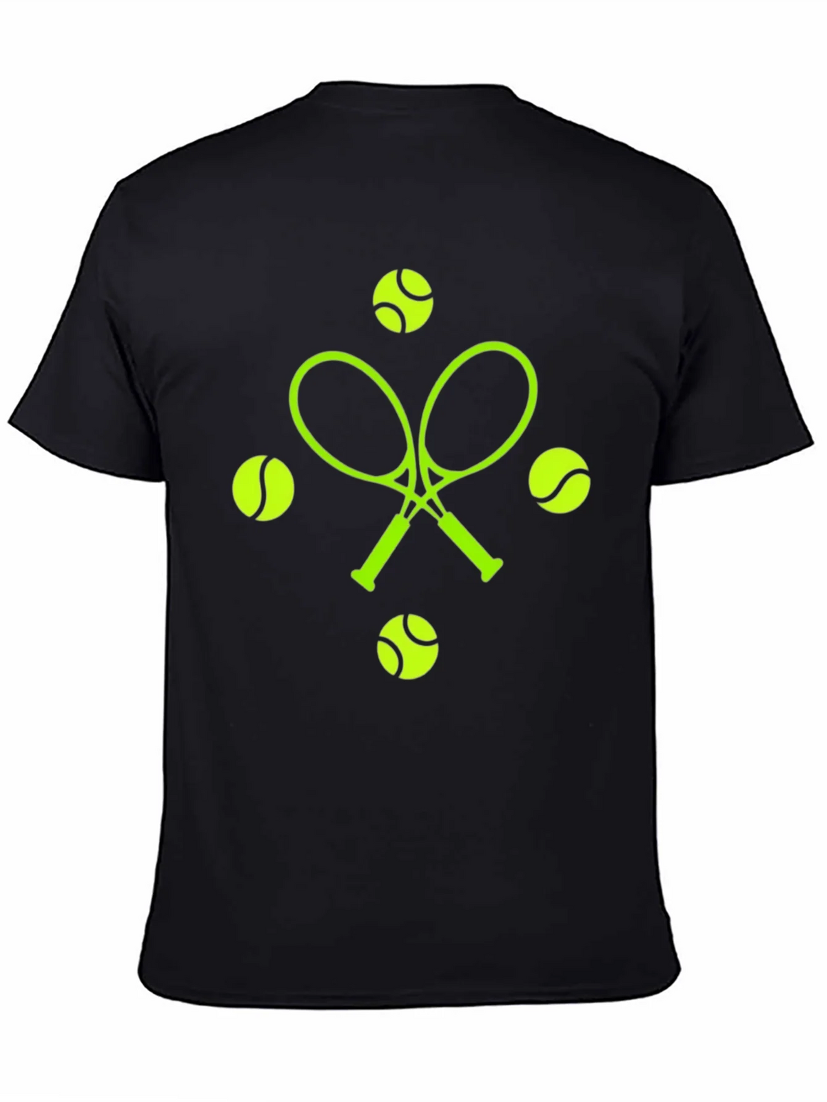 Tennis Racquets & Balls Graphic Tee product image 4