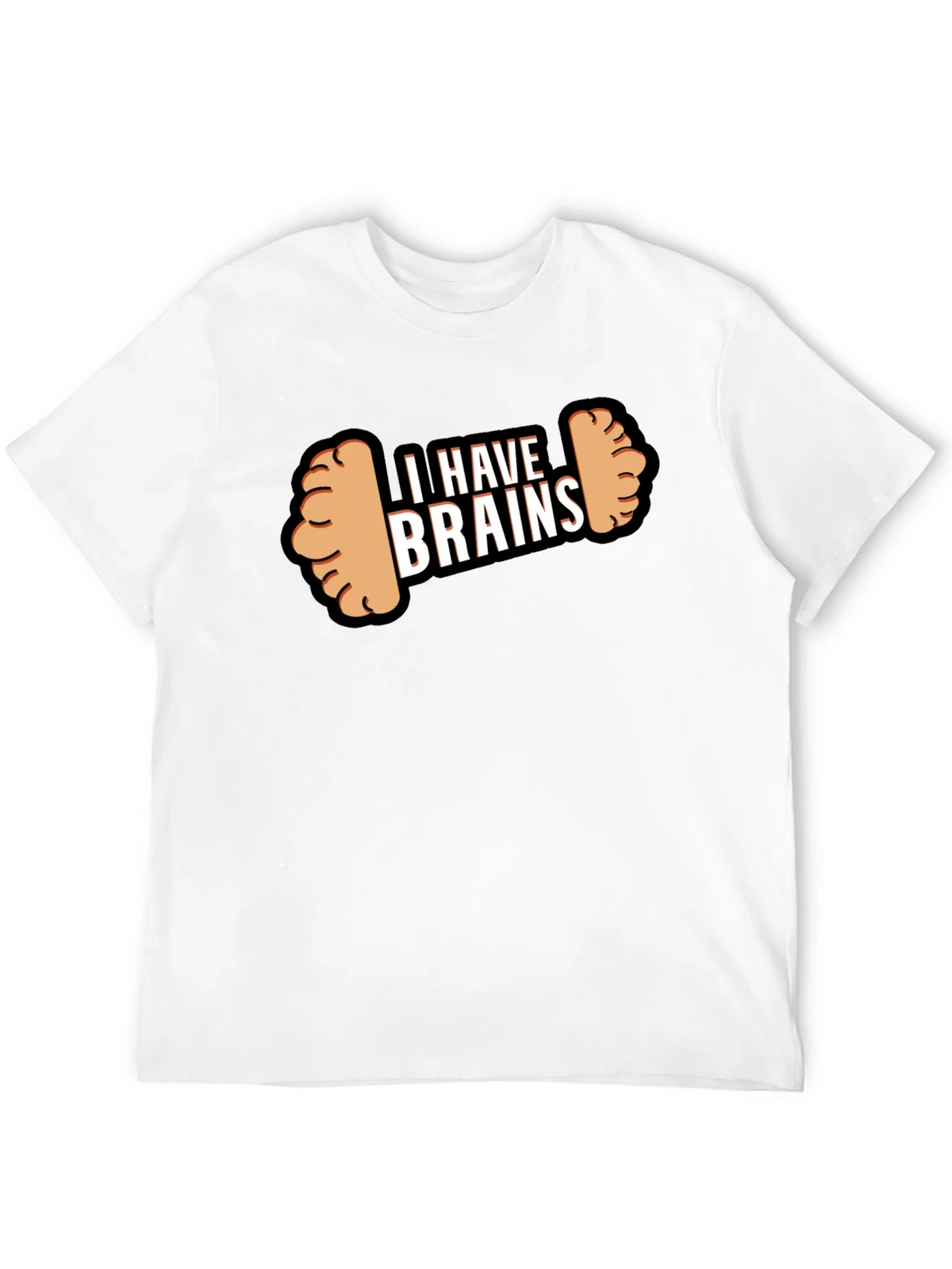 I Have Brains Dumbbell T-Shirt - Funny Gym Workout Tee product image 11