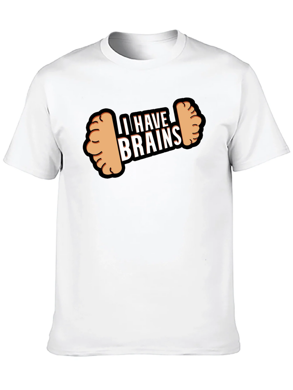 I Have Brains Dumbbell T-Shirt - Funny Gym Workout Tee product image 9