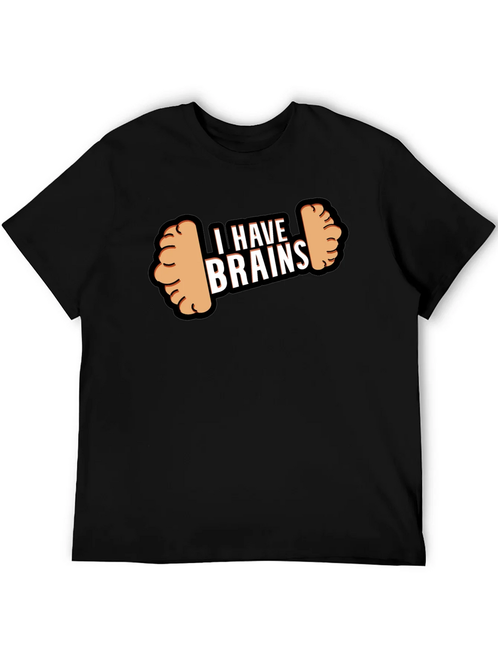 I Have Brains Dumbbell T-Shirt - Funny Gym Workout Tee product image 5