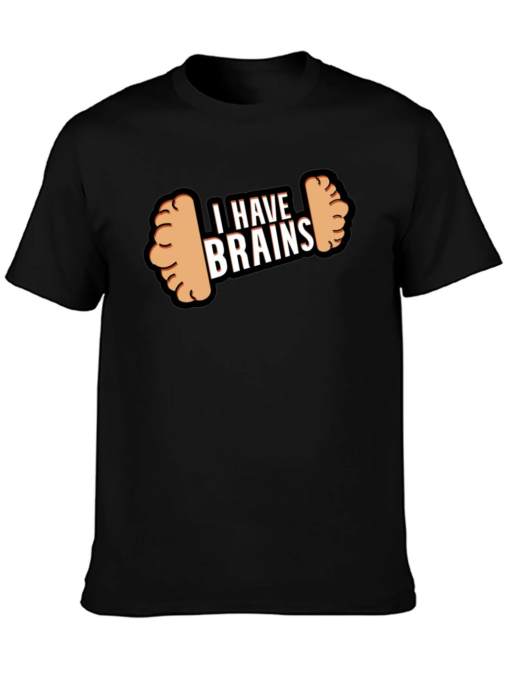 I Have Brains Dumbbell T-Shirt - Funny Gym Workout Tee product image 3
