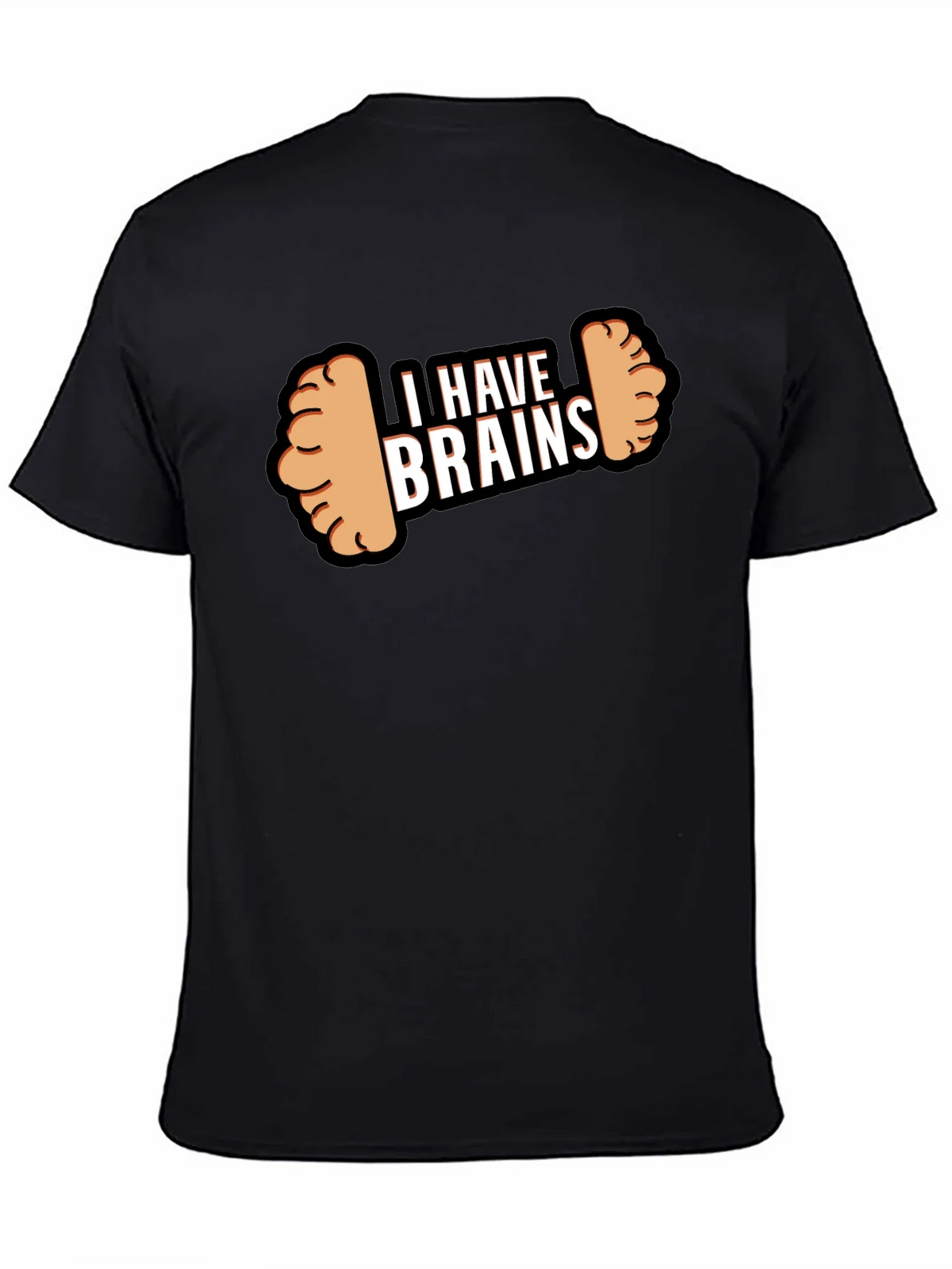 I Have Brains Dumbbell T-Shirt - Funny Gym Workout Tee product image 4