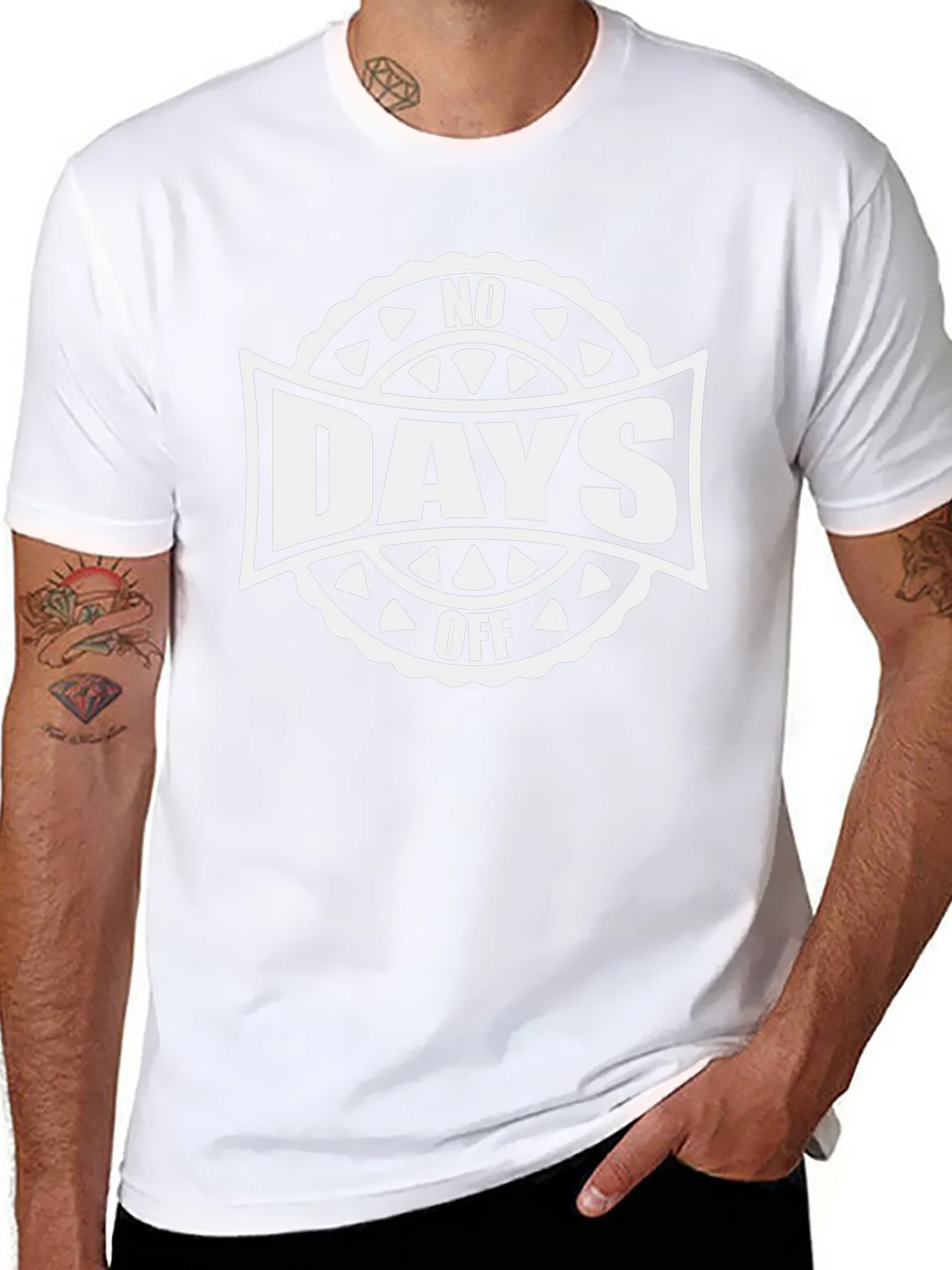 No Days Off Black Graphic Tee product image 7
