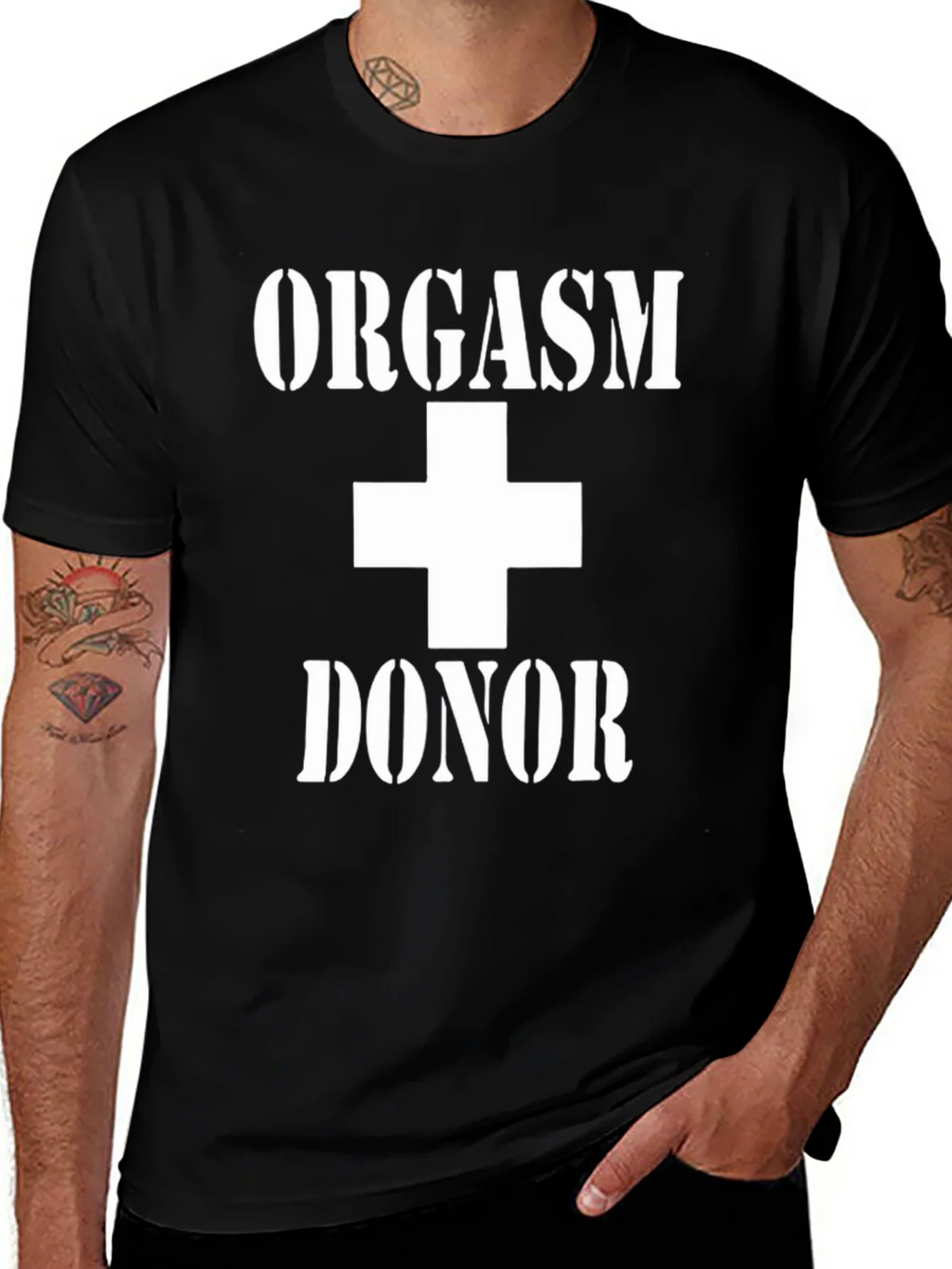 Orgasm Donor T-Shirt - Funny Adult Humor Tee product image 1