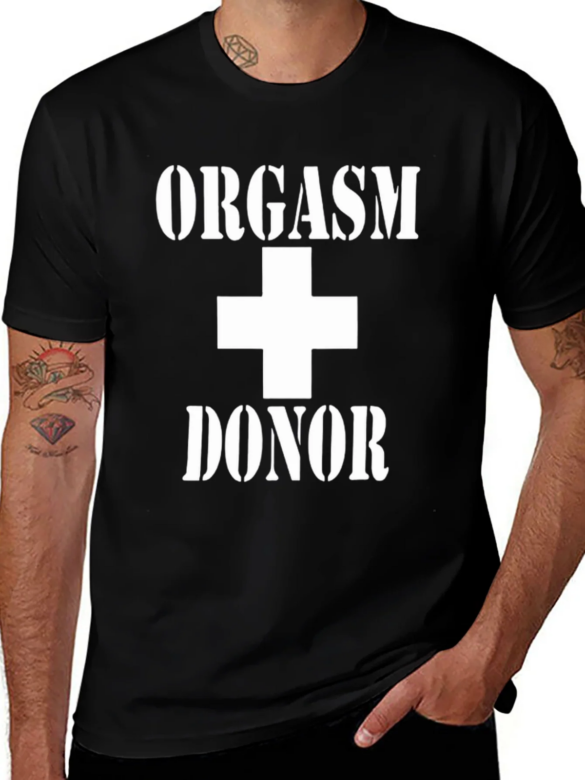 Orgasm Donor T-Shirt - Funny Adult Humor Tee product image 1