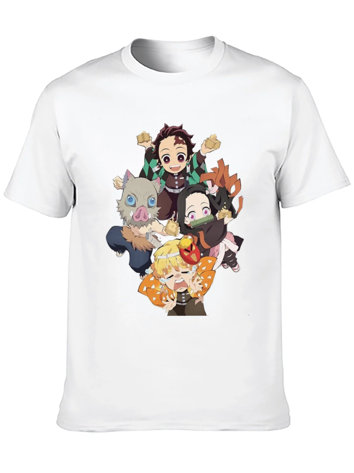 Anime Character Graphic Print Black T-Shirt product image 9