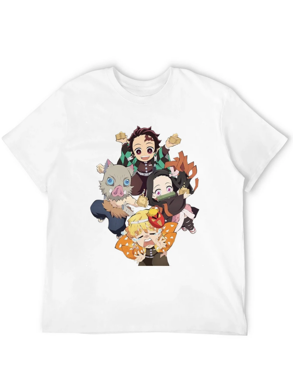Anime Character Graphic Print Black T-Shirt product image 11