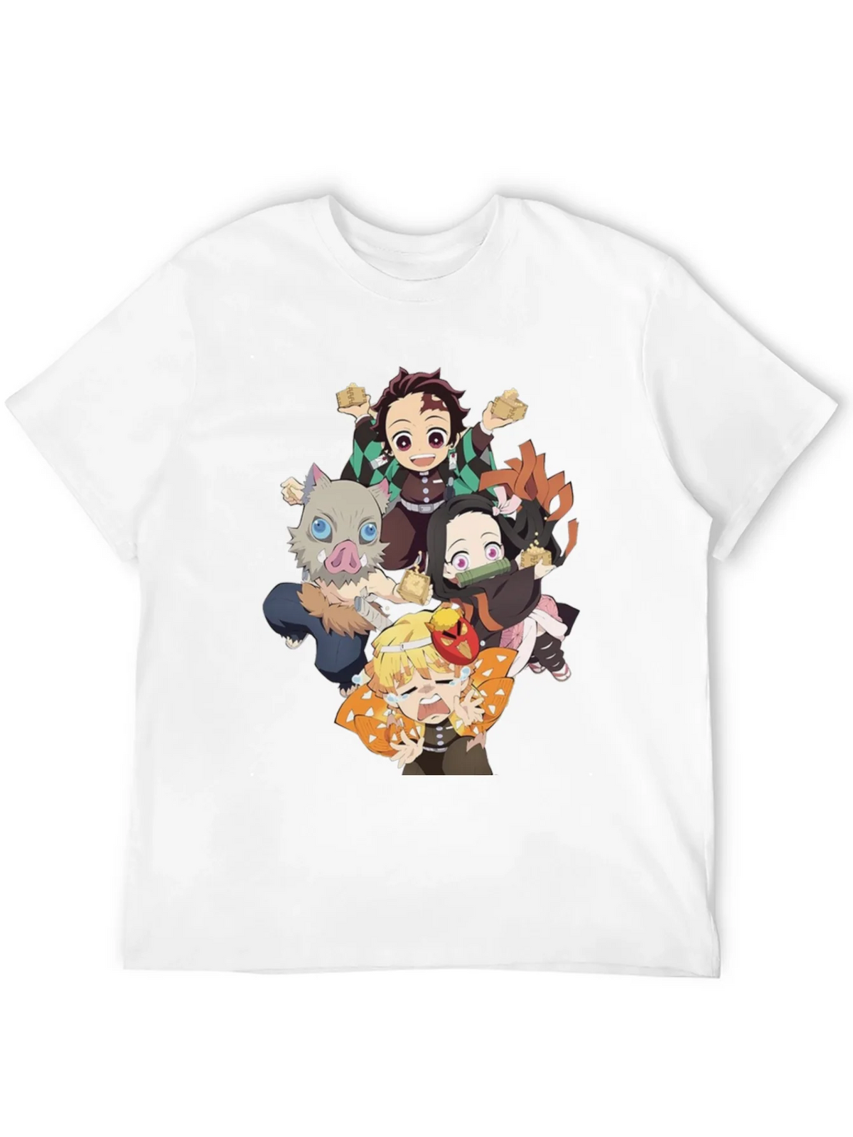 Anime Character Graphic Print Black T-Shirt product image 11