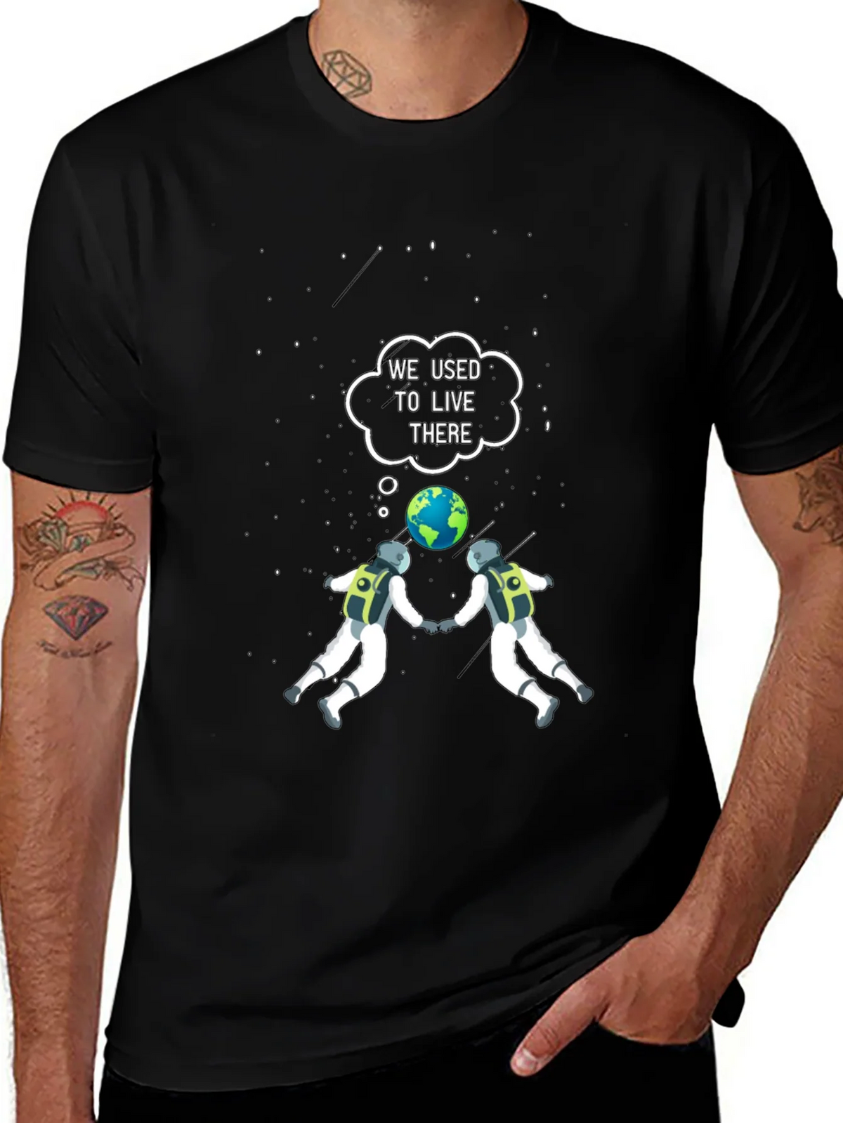 Astronaut Space T-Shirt - We Used to Live There product image 1