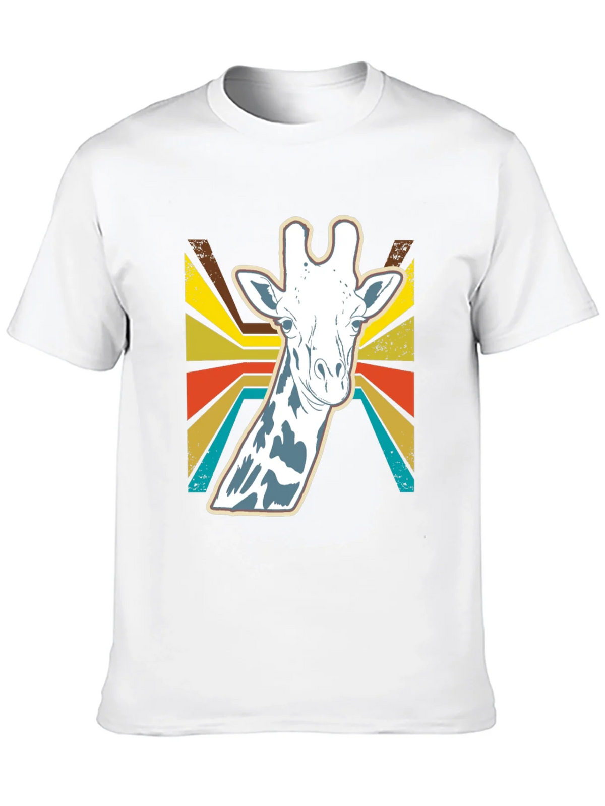 Retro Giraffe Graphic Tee - Stylish Animal Print Shirt product image 9