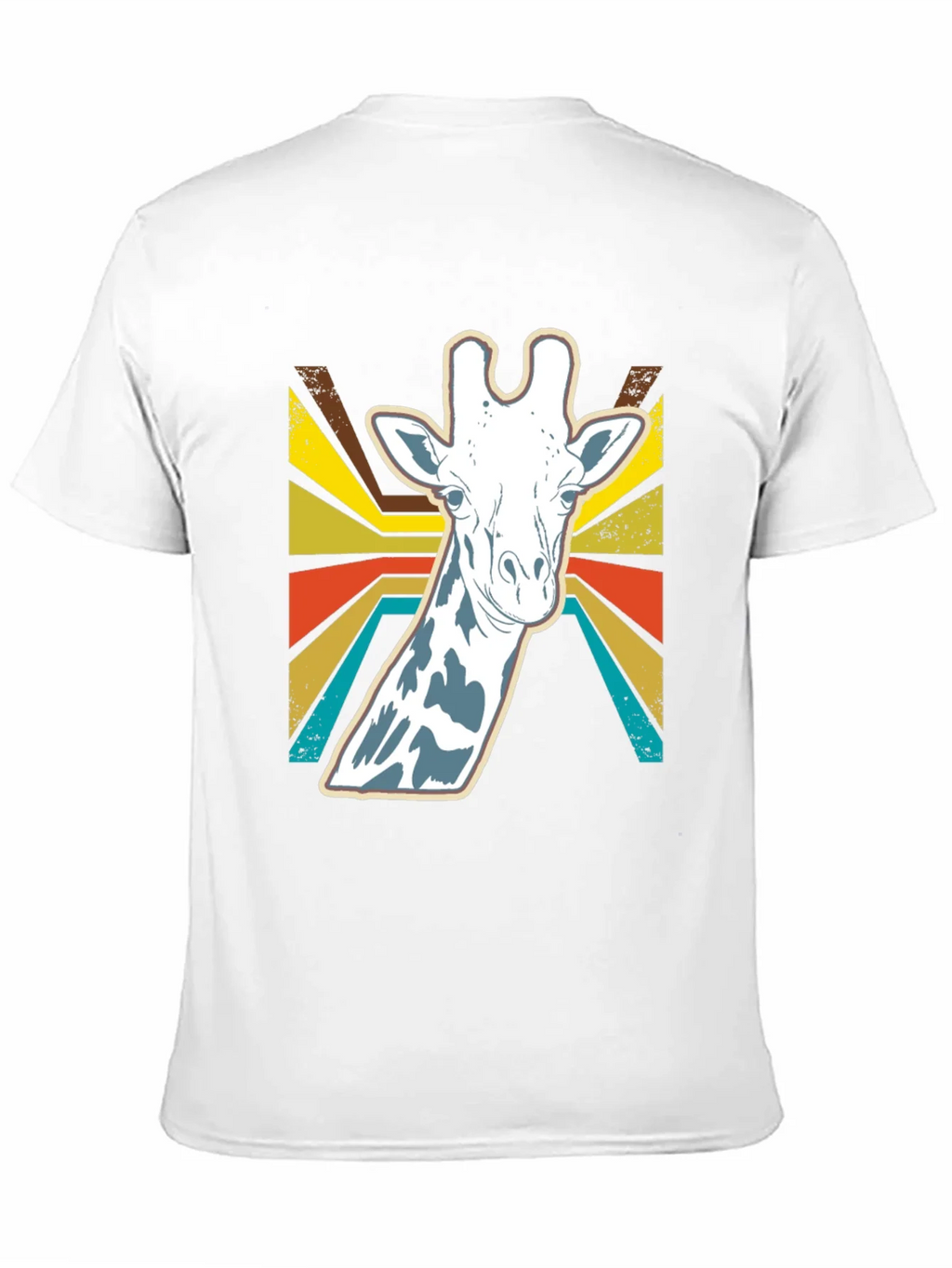 Retro Giraffe Graphic Tee - Stylish Animal Print Shirt product image 10