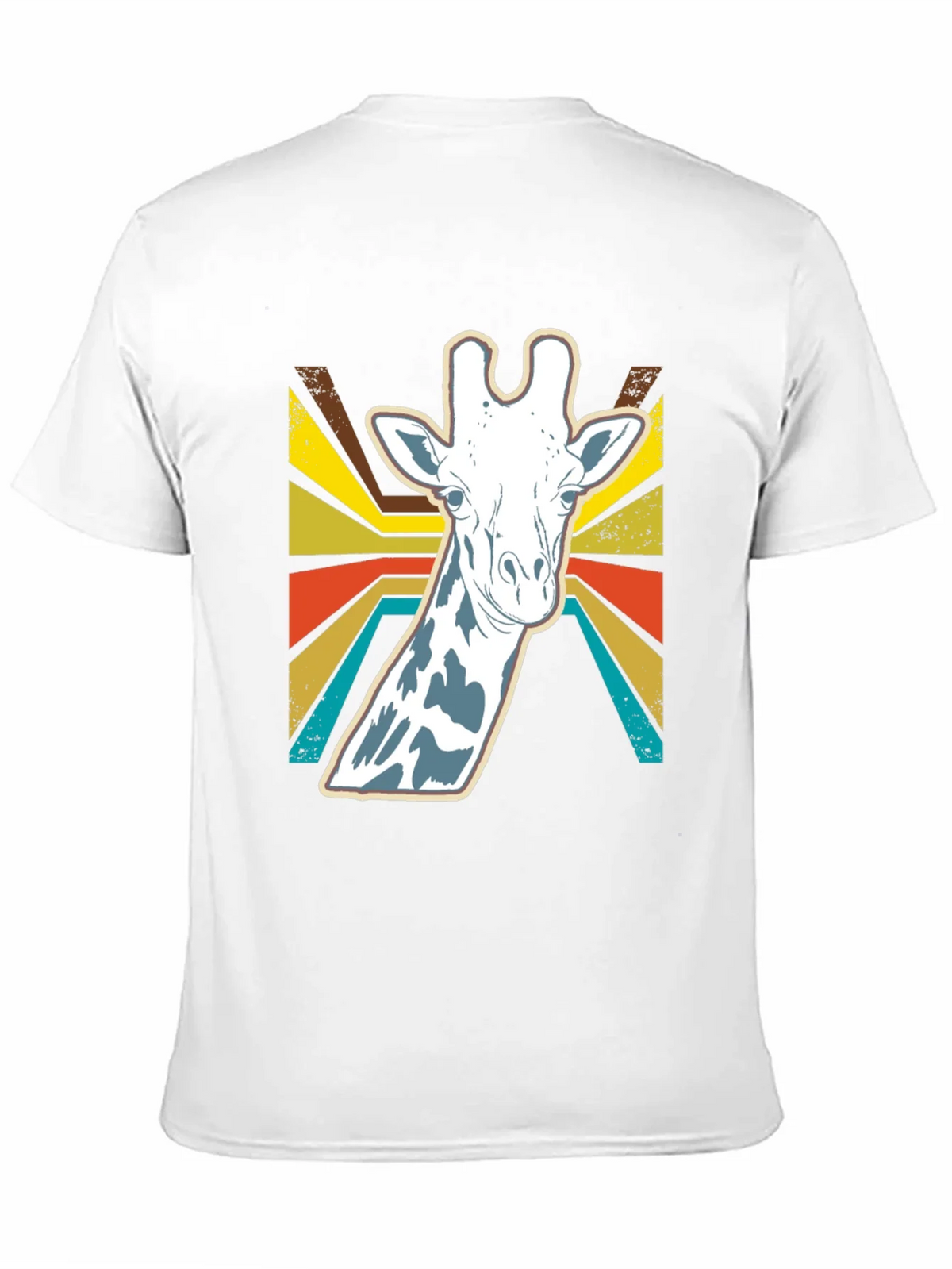 Retro Giraffe Graphic Tee - Stylish Animal Print Shirt product image 10