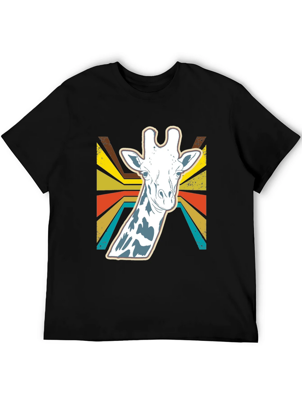 Retro Giraffe Graphic Tee - Stylish Animal Print Shirt product image 5