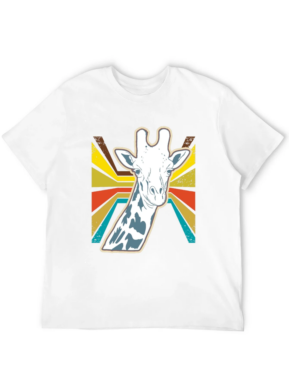 Retro Giraffe Graphic Tee - Stylish Animal Print Shirt product image 11