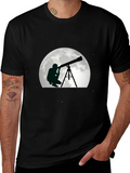 Telescope Stargazer Graphic T-Shirt product image 1