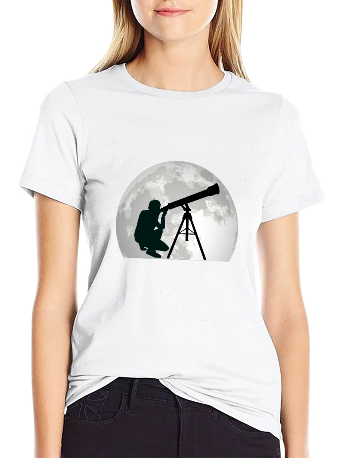 Telescope Stargazer Graphic T-Shirt product image 8
