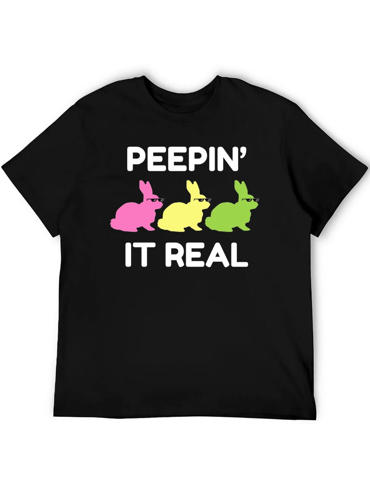 Peepin It Real Easter Bunny T-Shirt product image 5