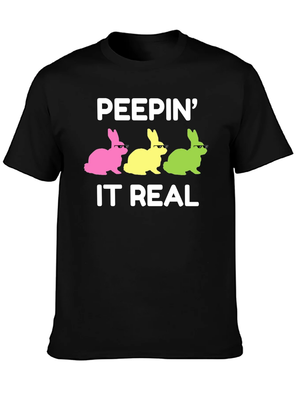 Peepin It Real Easter Bunny T-Shirt product image 3
