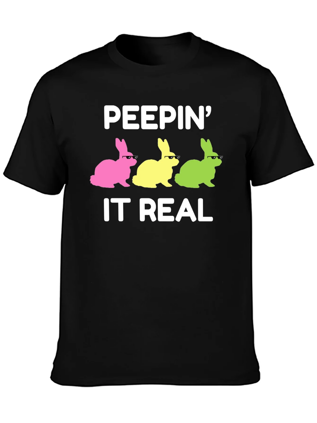 Peepin It Real Easter Bunny T-Shirt product image 3