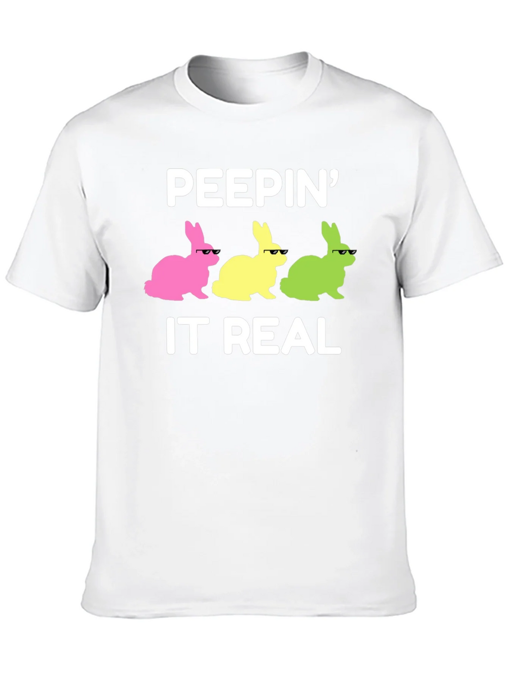 Peepin It Real Easter Bunny T-Shirt product image 9