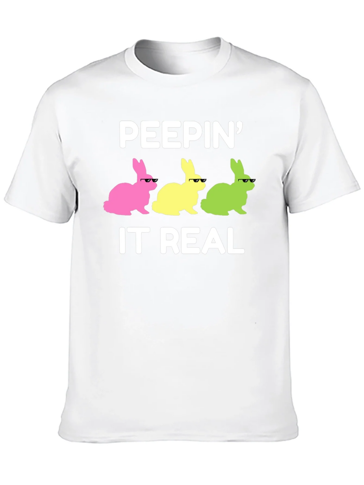 Peepin It Real Easter Bunny T-Shirt product image 9