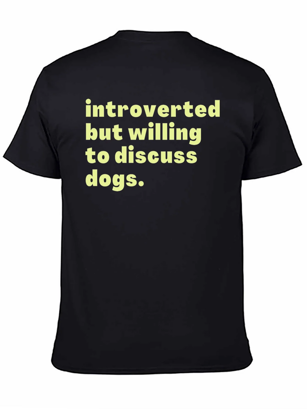 Introverted Dog Lover T-Shirt - Soft Cotton Tee product image 4