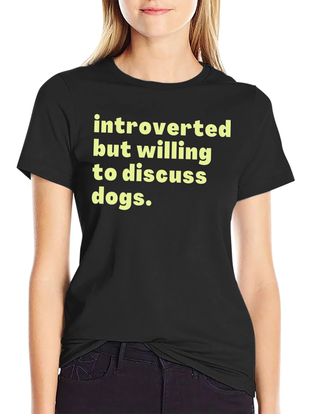 Introverted Dog Lover T-Shirt - Soft Cotton Tee product image 2