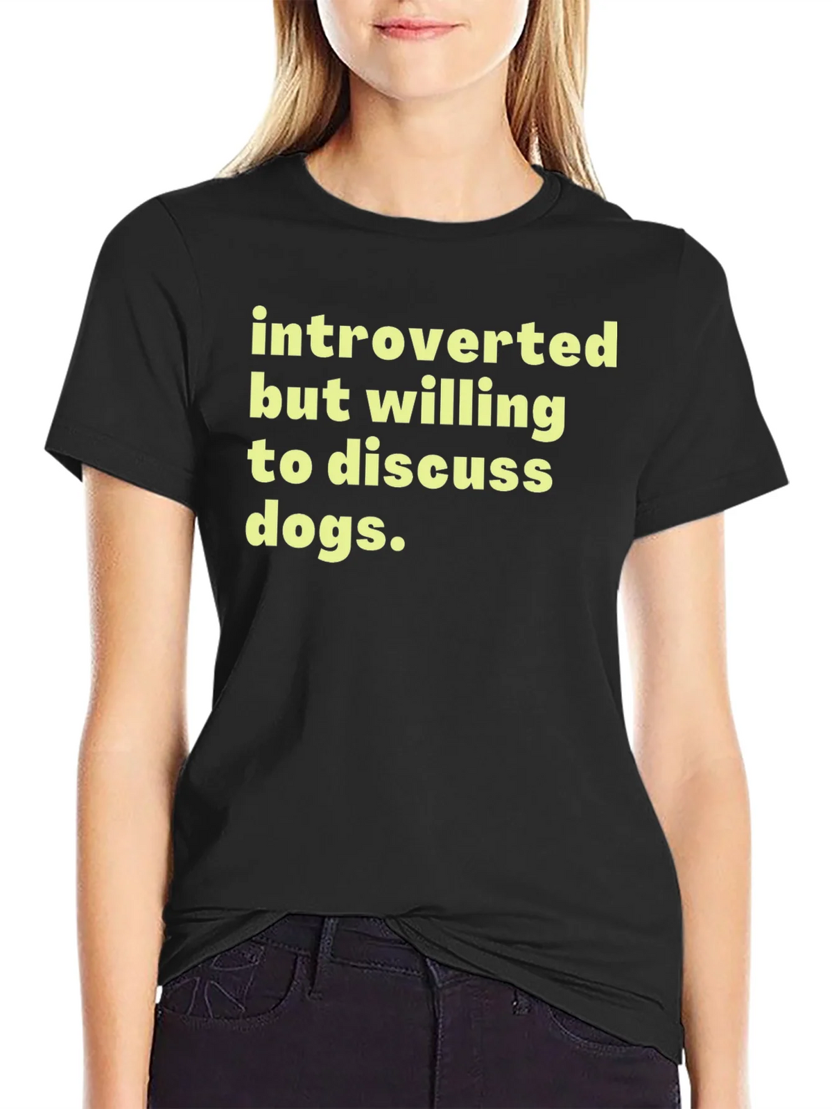 Introverted Dog Lover T-Shirt - Soft Cotton Tee product image 2
