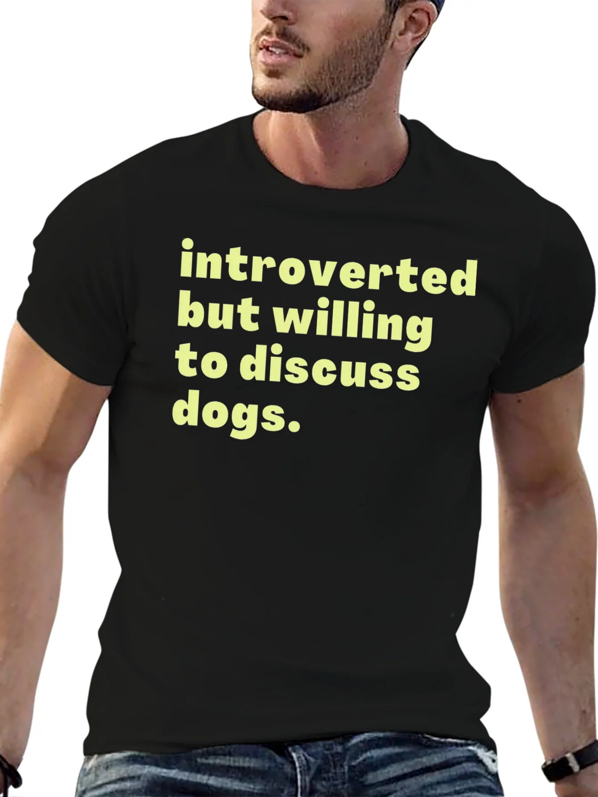 Introverted Dog Lover T-Shirt - Soft Cotton Tee product image 6
