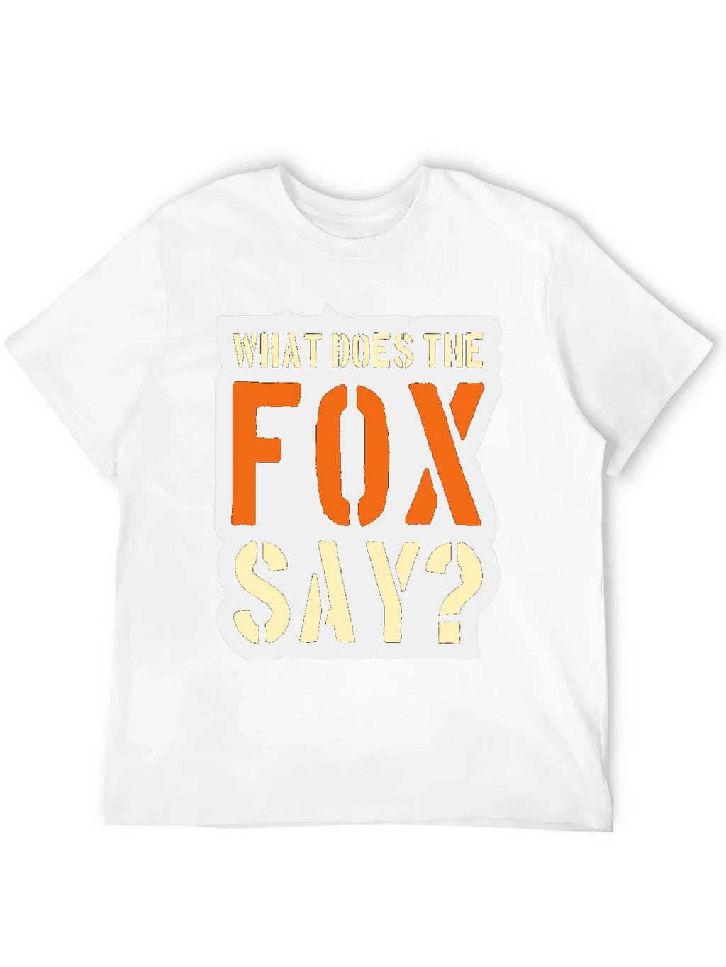 What Does the Fox Say? Black Graphic T-Shirt product image 11