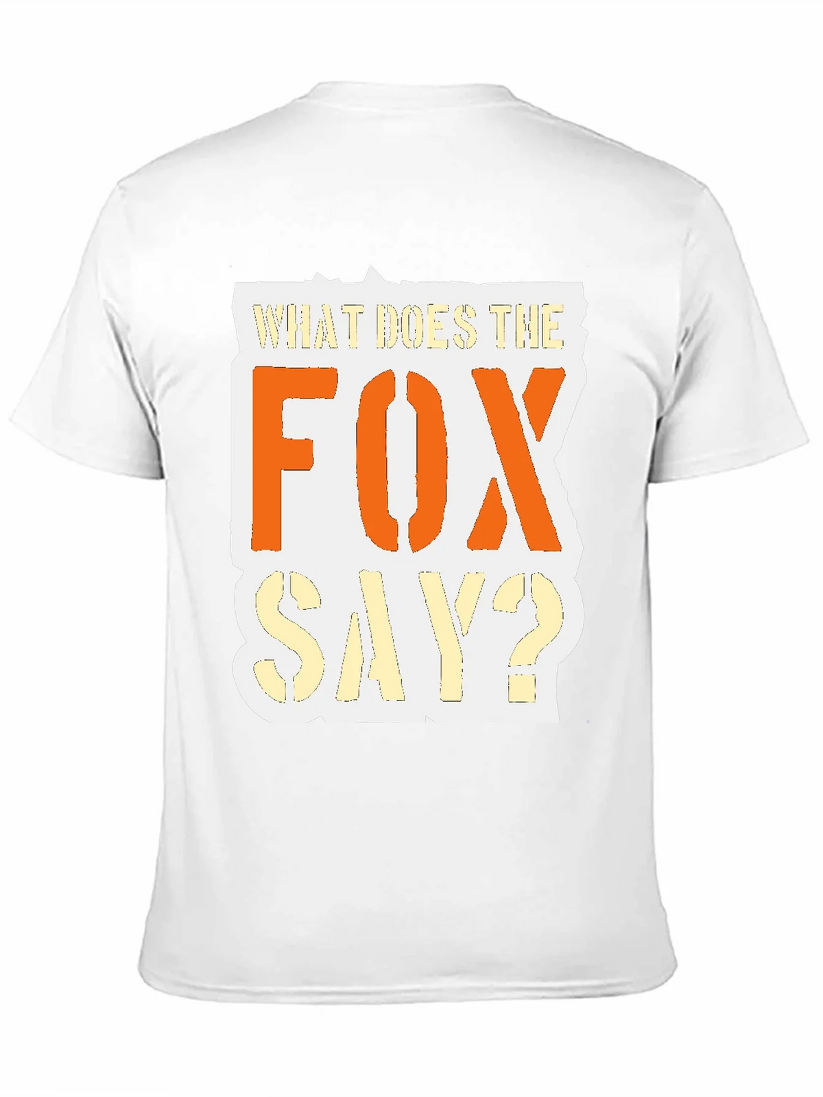 What Does the Fox Say? Black Graphic T-Shirt product image 10