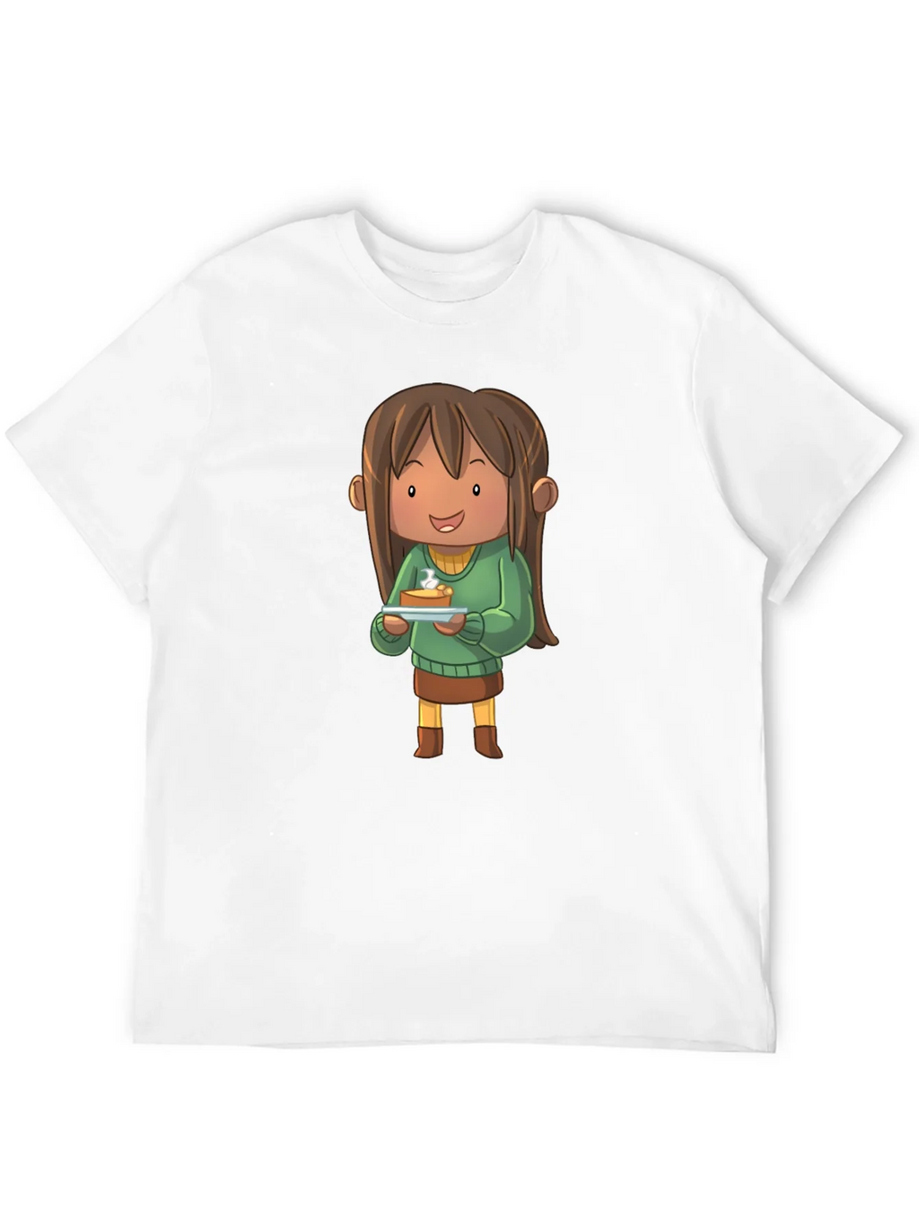 Cartoon Character Pie T-Shirt - Black product image 11