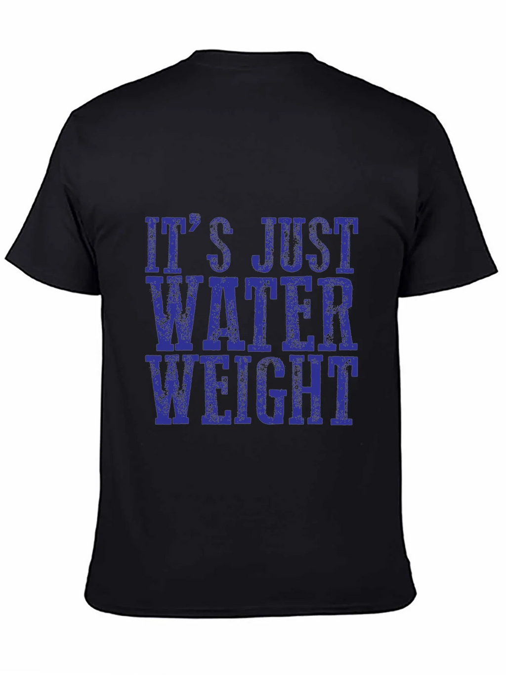 Its Just Water Weight Black T-Shirt product image 4