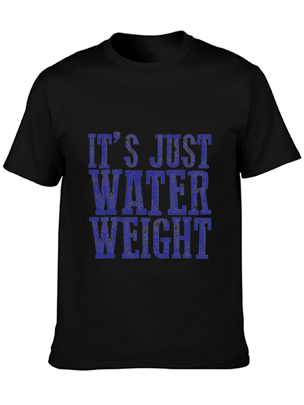 Its Just Water Weight Black T-Shirt product image 3