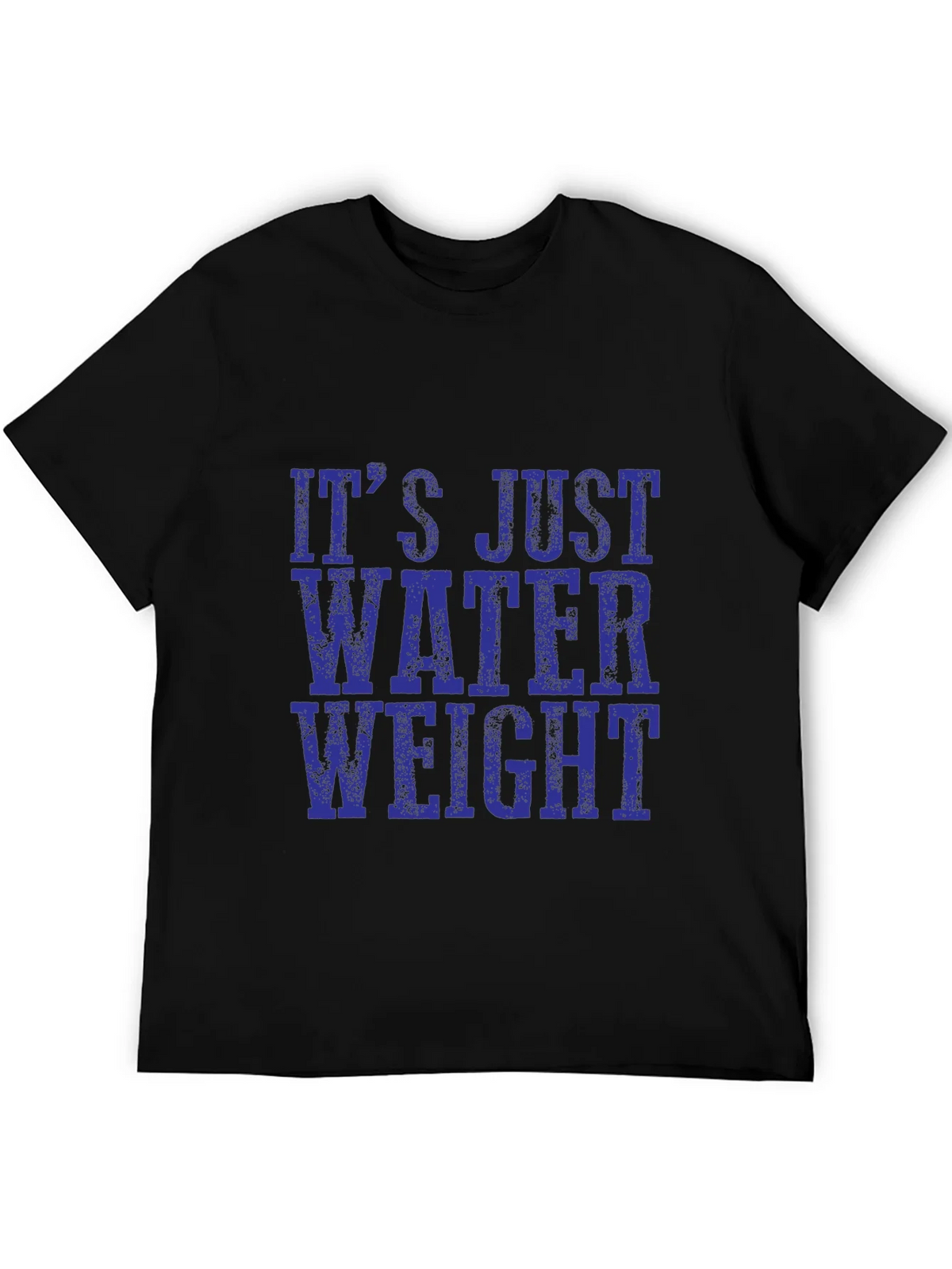 Its Just Water Weight Black T-Shirt product image 5