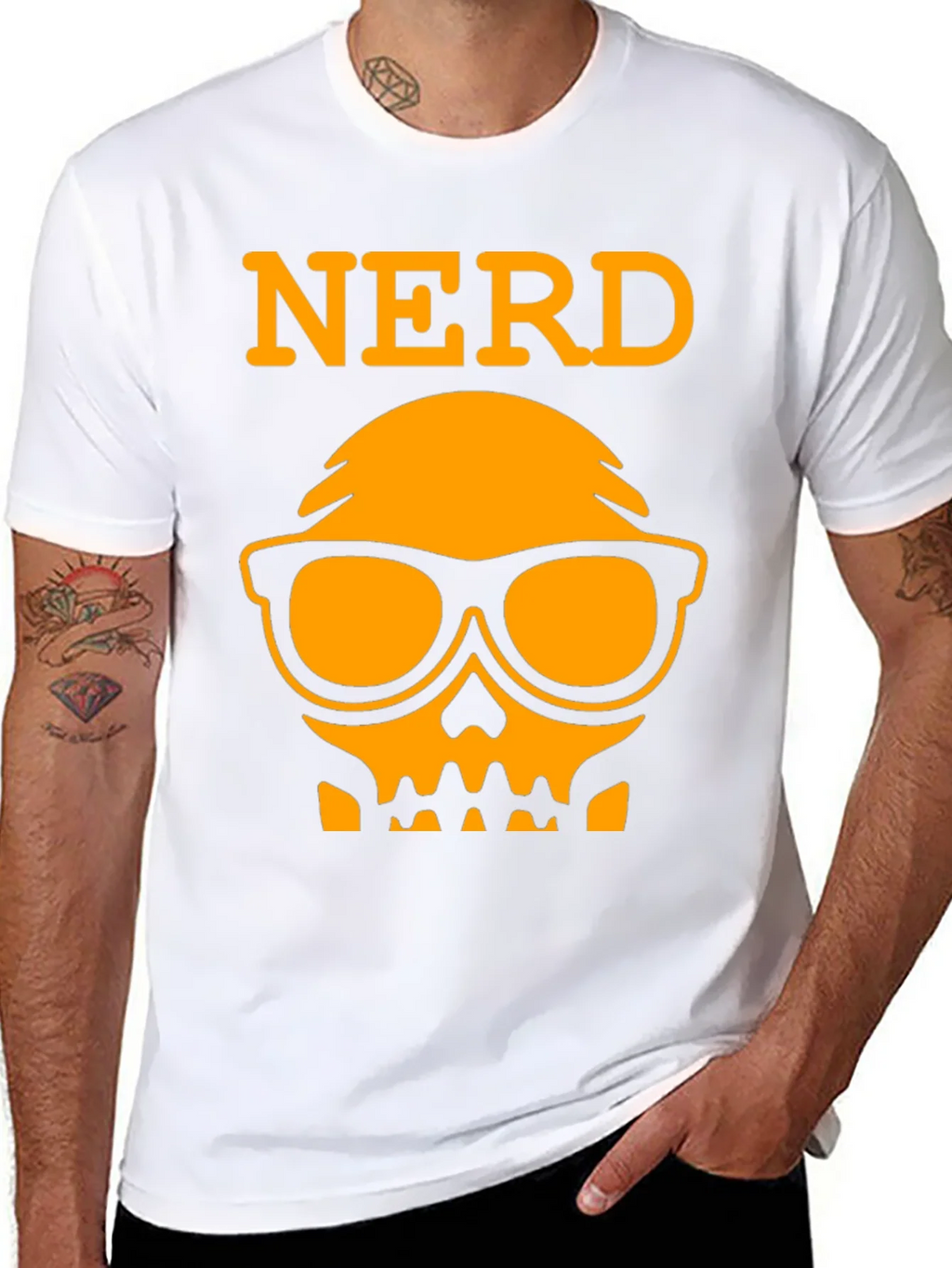 Nerd Skull T-Shirt - Geek Chic Tee product image 7