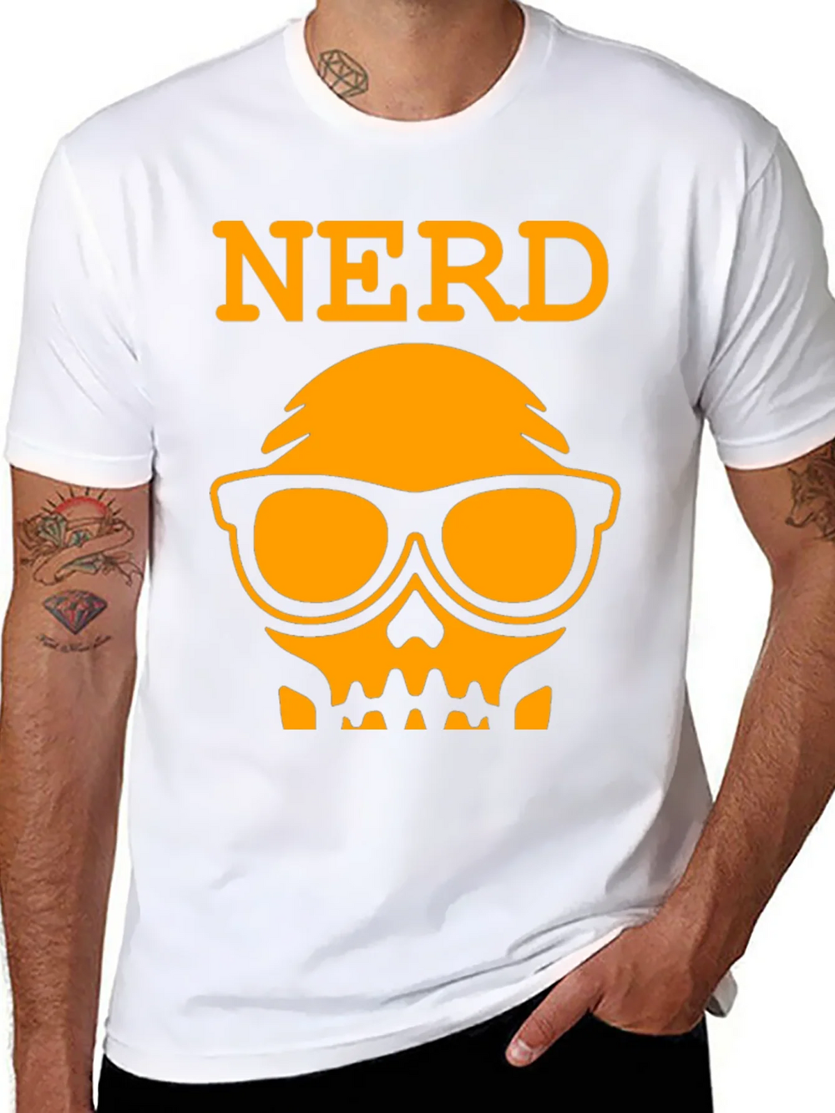 Nerd Skull T-Shirt - Geek Chic Tee product image 7