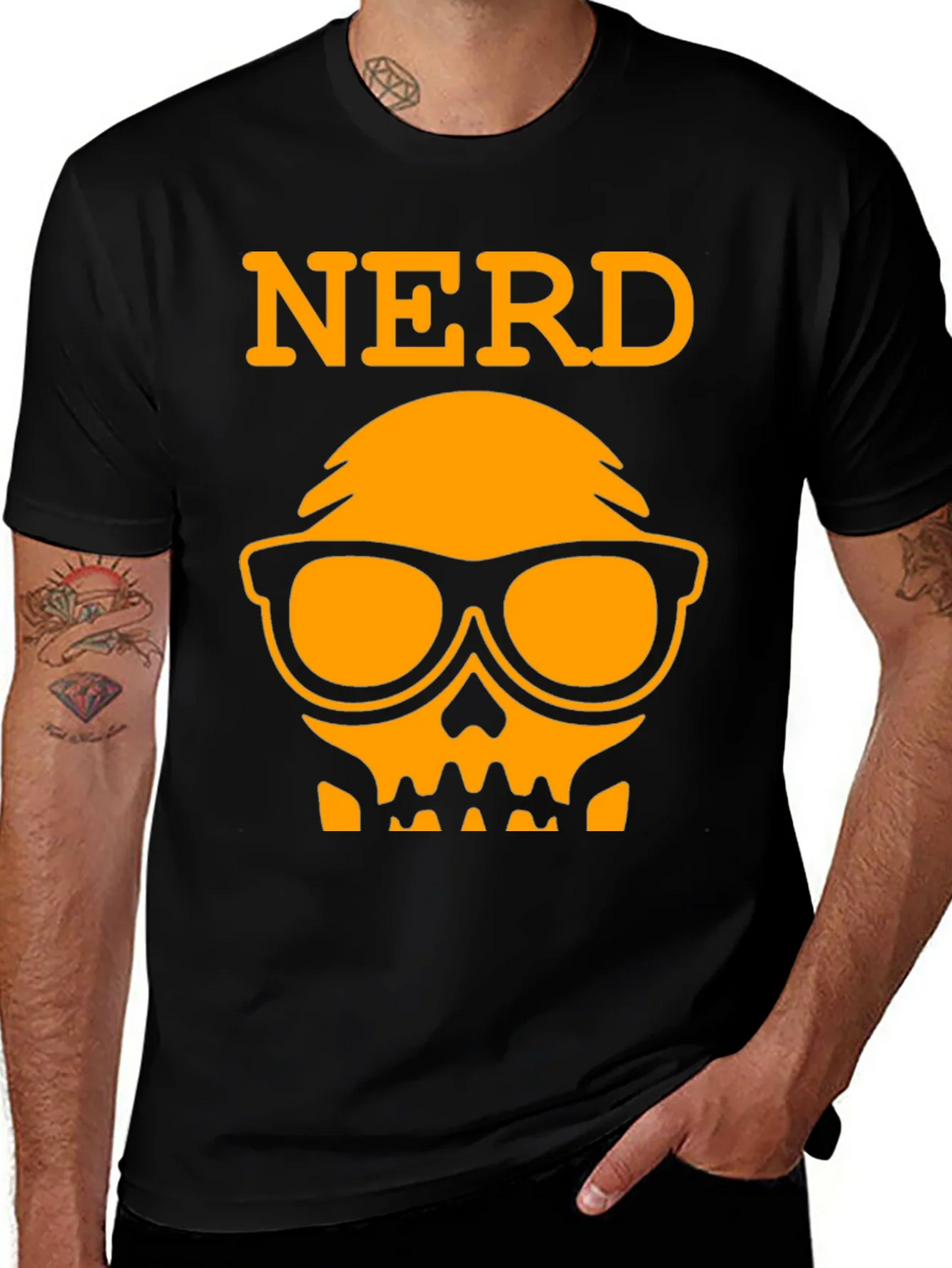 Nerd Skull T-Shirt - Geek Chic Tee product image 1