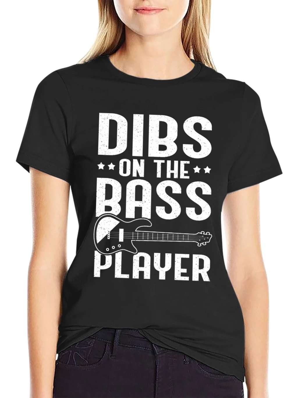 Dibs On The Bass Player T-Shirt - Music Lover Tee product image 2
