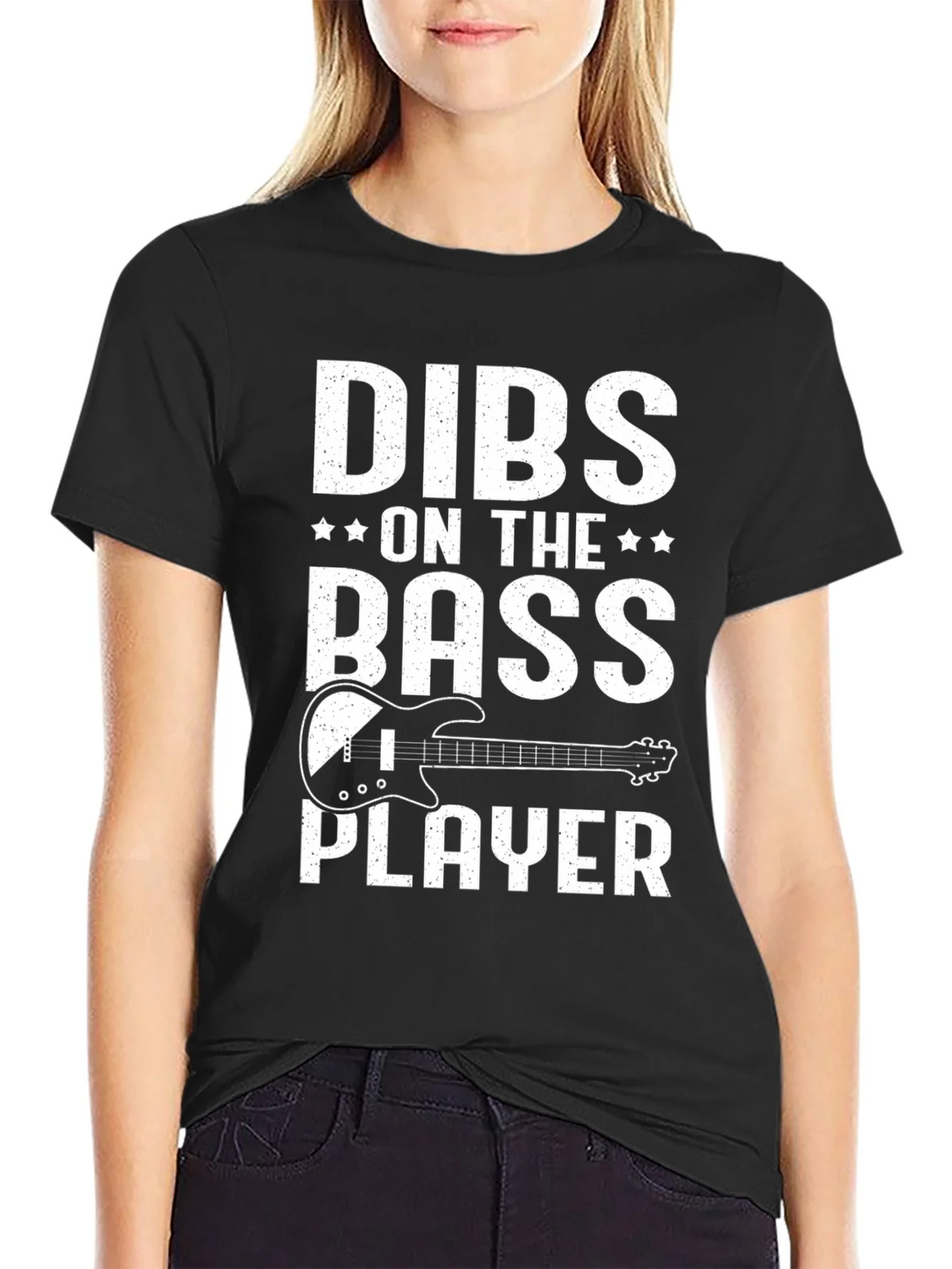 Dibs On The Bass Player T-Shirt - Music Lover Tee product image 2