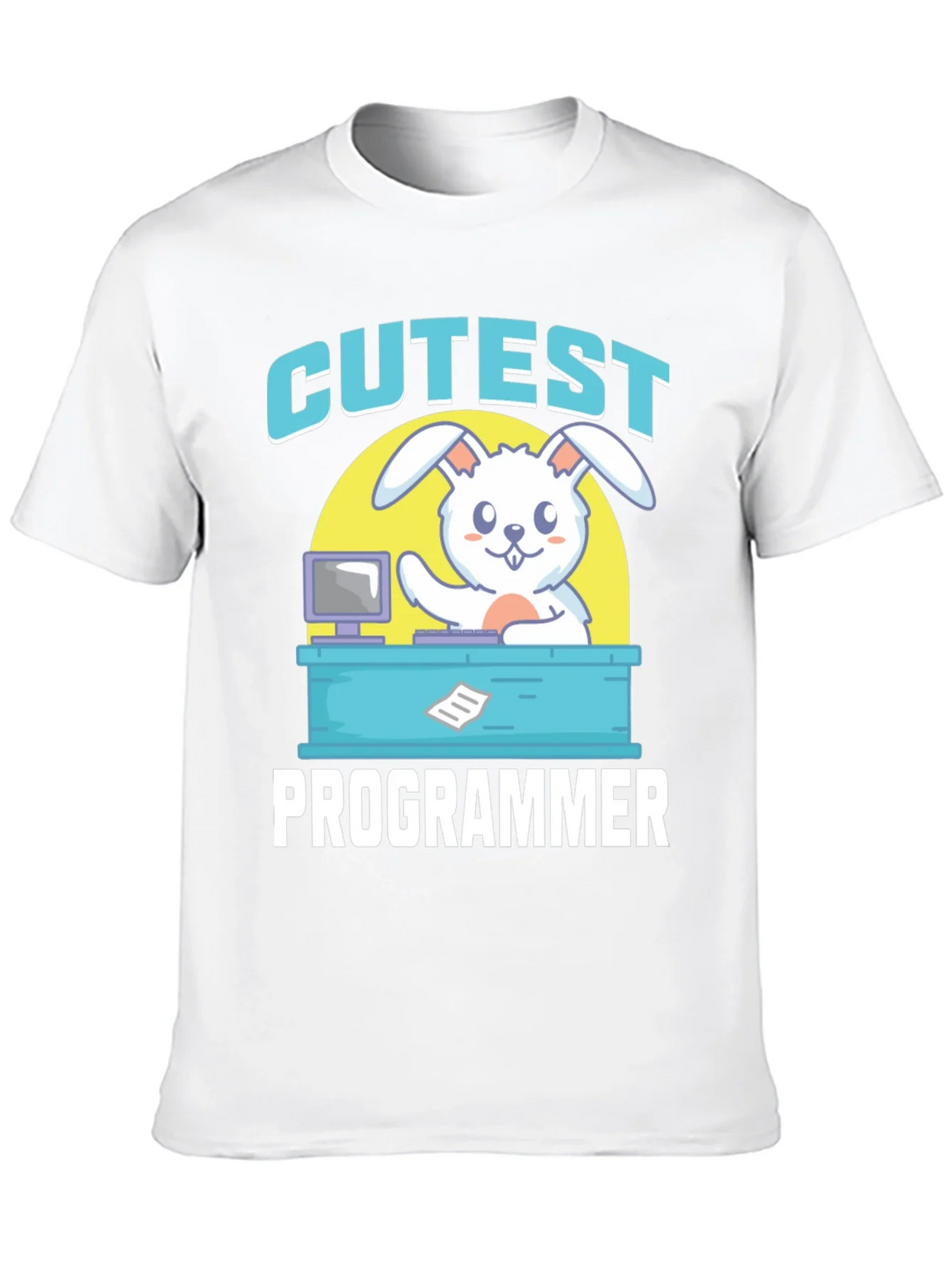 Cutest Programmer Graphic T-Shirt - Bunny Coder Tee product image 9